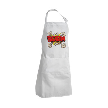 BOOM!!!, Adult Chef Apron (with sliders and 2 pockets)