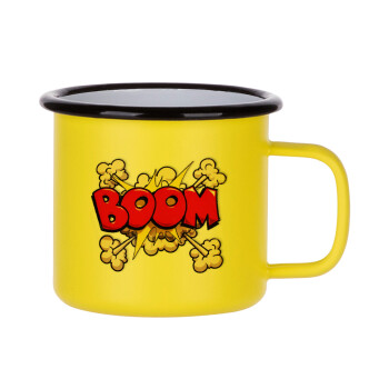 BOOM!!!, Metallic enamel MATT Yellow cup 360ml