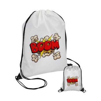 BOOM!!!, Τσάντα πουγκί με μαύρα κορδόνια (1 τεμάχιο)