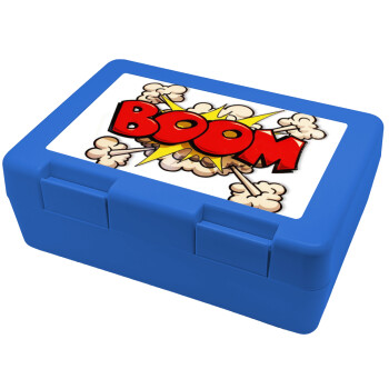 BOOM!!!, Children's cookie container BLUE 185x128x65mm (BPA free plastic)