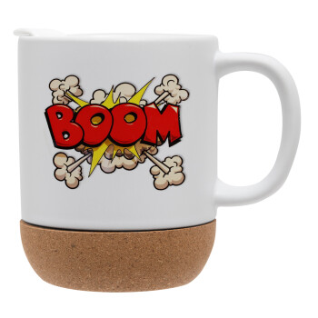 BOOM!!!, Ceramic coffee mug Cork (MAT), 330ml (1pcs)