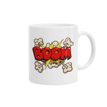 BOOM!!!, Ceramic coffee mug, 330ml (1pcs)