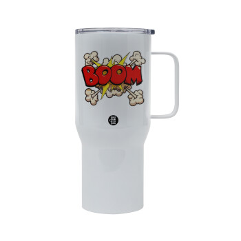 BOOM!!!, Mega Stainless steel Tumbler with lid, double wall 750L