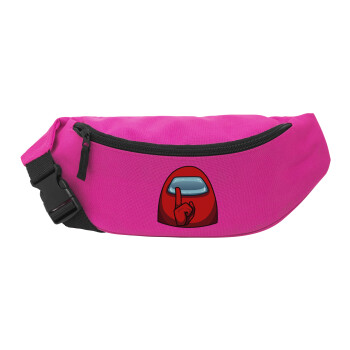 Among US, Unisex waist bag (banana) in PINK color with 2 pockets