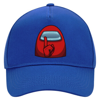 Among US, Ultimate Adult Hat BLUE, (100% COTTON DRILL, ADULT, UNISEX, ONE SIZE)