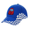 Adult Ultimate BLUE RACING Cap, (100% COTTON DRILL, ADULT, UNISEX, ONE SIZE)