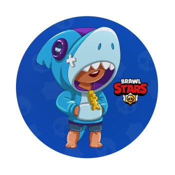 Brawl Stars Leon Shark, Mousepad Στρογγυλό 20cm