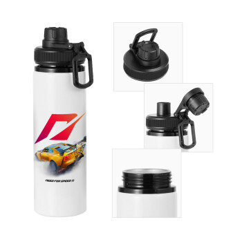 Need For Speed, Metal water bottle with safety cap, aluminum 850ml