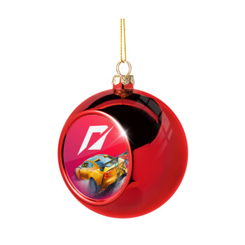 Need For Speed, Χριστουγεννιάτικη μπάλα δένδρου Κόκκινη 8cm