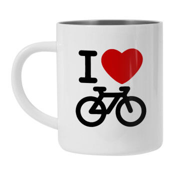 I love Bike, Κούπα Ανοξείδωτη διπλού τοιχώματος 450ml