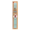 Easter Set, wooden keychain & aromatic flat Easter candle (30cm) (TURQUOISE)