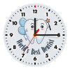 Wooden wall clock (20cm)