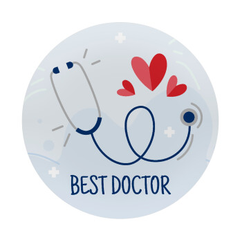 Best Doctor, Mousepad Round 20cm