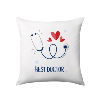 Best Doctor, Sofa cushion 40x40cm includes filling