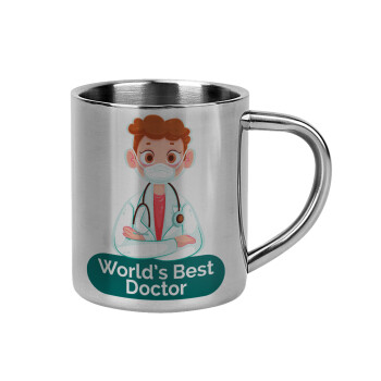 World's Best Doctor, Mug Stainless steel double wall 300ml