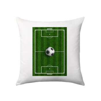 Soccer field, Γήπεδο ποδοσφαίρου, Sofa cushion 40x40cm includes filling