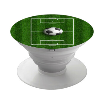 Soccer field, Γήπεδο ποδοσφαίρου, Phone Holders Stand  White Hand-held Mobile Phone Holder