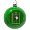 Green Christmas tree ornament bauble 8cm