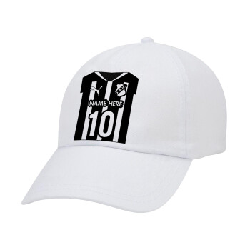 ΟΦΗ εμφάνιση, Καπέλο Ενηλίκων Baseball Λευκό 5-φύλλο (POLYESTER, ΕΝΗΛΙΚΩΝ, UNISEX, ONE SIZE)