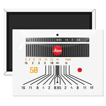 Leica Lens, Ορθογώνιο μαγνητάκι ψυγείου διάστασης 9x6cm