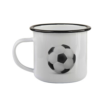 Soccer ball, Κούπα εμαγιέ με μαύρο χείλος 360ml