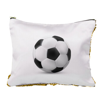 Μπάλα ποδοσφαίρου, Τσαντάκι νεσεσέρ με πούλιες (Sequin) Χρυσό