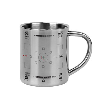 Camera viewfinder, Mug Stainless steel double wall 300ml
