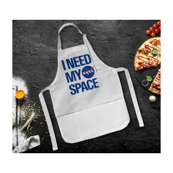 I need my space, Ποδιά Σεφ Ολόσωμη Παιδική (με ρυθμιστικά και 2 τσέπες)