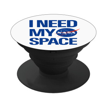 I need my space, Phone Holders Stand  Black Hand-held Mobile Phone Holder