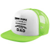 Adult Soft Trucker Hat with Mesh GREEN/WHITE (POLYESTER, ADULT, ONE SIZE)