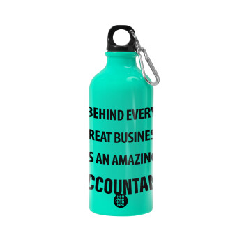 Behind every great business, Water bottle 600ml