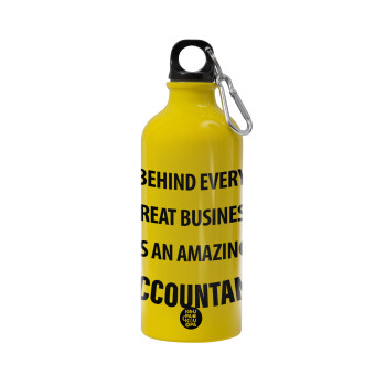 Behind every great business, Water bottle 600ml