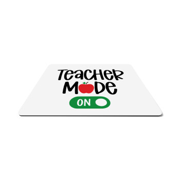 Teacher mode ON, Mousepad ορθογώνιο 27x19cm