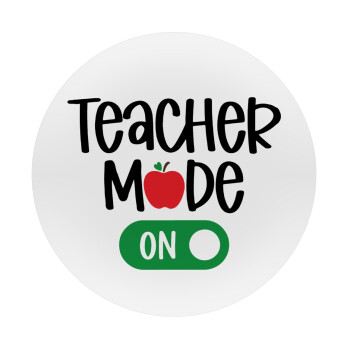 Teacher mode ON, Mousepad Στρογγυλό 20cm