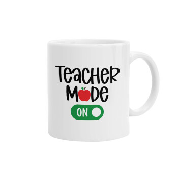 Teacher mode ON, Κούπα, κεραμική, 330ml (1 τεμάχιο)