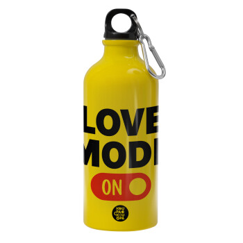 LOVE MODE ON, Water bottle 600ml