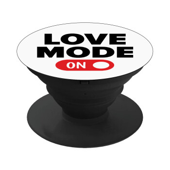 LOVE MODE ON, Phone Holders Stand  Μαύρο Βάση Στήριξης Κινητού στο Χέρι