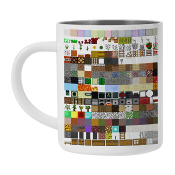 Minecraft blocks, Mug Stainless steel double wall 300ml