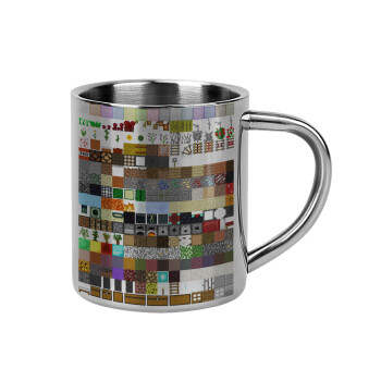 Minecraft blocks, Mug Stainless steel double wall 300ml