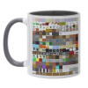 Mug colored grey, ceramic, 330ml