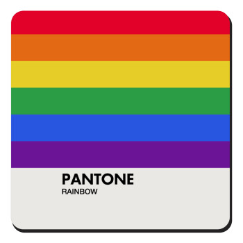 Pantone Rainbow, Τετράγωνο μαγνητάκι ξύλινο 9x9cm