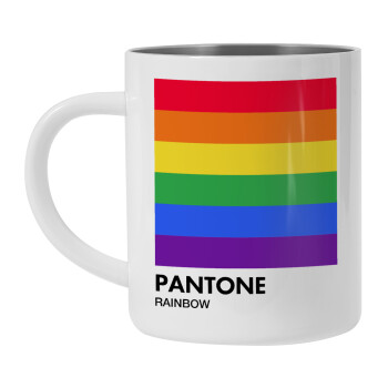 Pantone Rainbow, Mug Stainless steel double wall 450ml