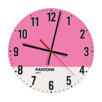 PANTONE Pink C, Ρολόι τοίχου ξύλινο (30cm)