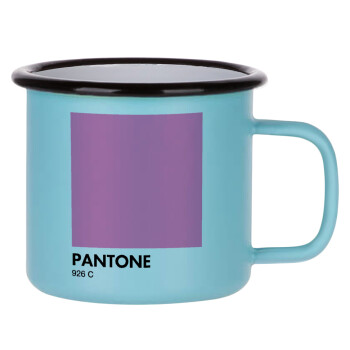 PANTONE Pink C, Κούπα Μεταλλική εμαγιέ ΜΑΤ σιέλ 360ml