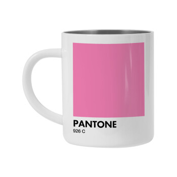 PANTONE Pink C, Mug Stainless steel double wall 450ml