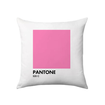 PANTONE Pink C, Sofa cushion 40x40cm includes filling