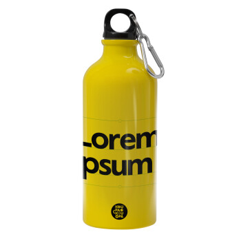 Lorem ipsum, Water bottle 600ml