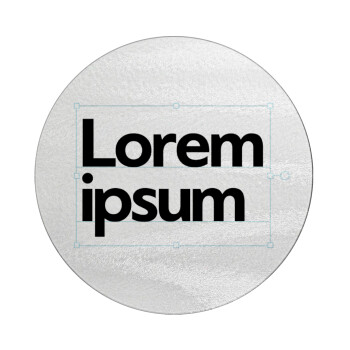 Lorem ipsum, Επιφάνεια κοπής γυάλινη στρογγυλή (30cm)