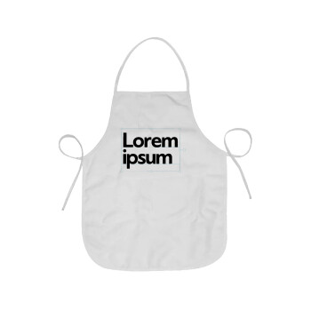 Lorem ipsum, Chef Apron Short Full Length Adult (63x75cm)