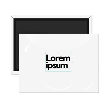 Lorem ipsum, Ορθογώνιο μαγνητάκι ψυγείου διάστασης 9x6cm